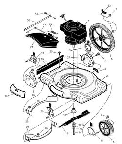 Part Location Diagram of 672744E70 Murray DISCONTINUED